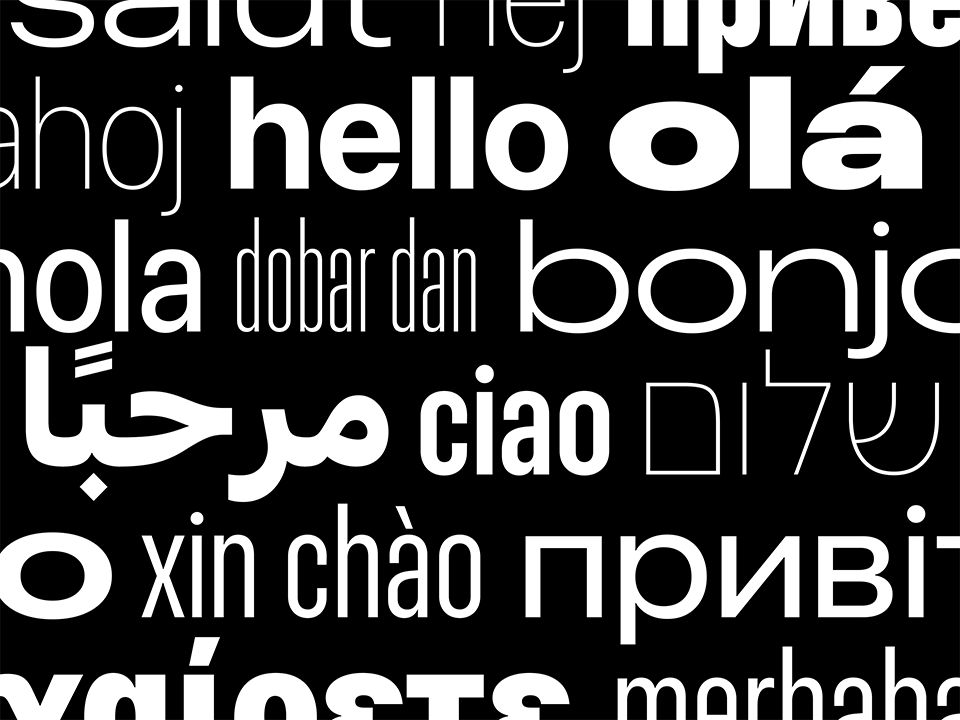 SF Pro Typeface Specimen Preview